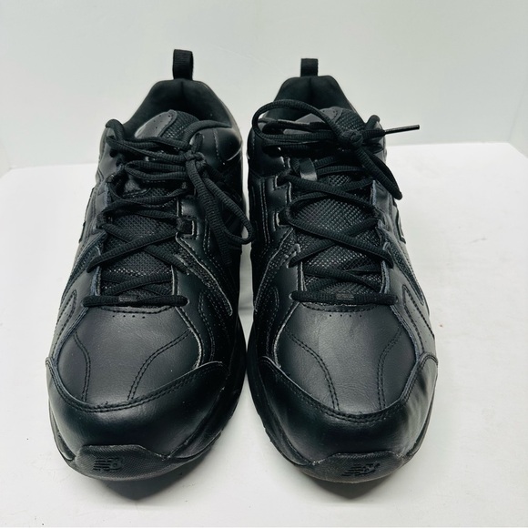 SIZE 14 New Balance 608v5 Mens Wide‎ Fit Slip Resistant Work Shoes Black - Picture 2 of 7
